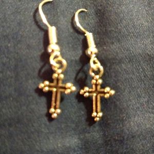 Cross earrings